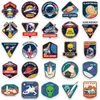 50 stks NASA Logo Space Astronaut Graffiti -stickers voor DIY Bagage Laptop Skateboard Motorfietsfietsstickers WES030