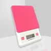 Colore rosa 5kg 5000g 1g Digital Kitchen Food Diet Postal Scale Balance Weight Weighting LED Electronic Mini Home Scales