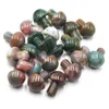 Steen 20 mm India Agate Mini Madsstoelplant Statue Natuurlijk snijwerk Home Decoratie Crystal Polishing Gem Drop Delivery Sieraden Dhgarden Dhhiw