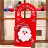 Decora￧￵es de Natal Merry Door Pinging Pingente Decora￧￣o de Ornamento para casa EL XMAS PARTE ANO DBC VT1069 GARDE DE DROW GARDE DHKGC