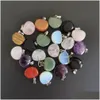 Charms Natural Crystal Rose Quartz IRREGAR Cone Shape Shape Forme Form для Diy Servings Englace Jewelry Makes Acc Defor Drhgarden Dhlwk