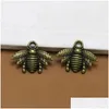 Charms 109Pcs Zinc Alloy Antique Bronze Plated Bumblebee Honey Bee For Jewelry Making Diy Handmade Pendants 21X16Mm 387 T2 Drop Deli Dhmn0
