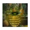 Andere feestelijke feestbenodigdheden Colorf Led Light Night Night Pineapple Solar Lights Waterproof Garden Hangen Lamp Fairy Art Home Decoratio DHBCA