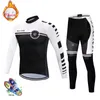 Maillot de cyclisme Ensembles Hiver polaire thermique Vêtements hommes costume vélo de plein air VTT vêtements Bib Pants set ropa ciclismo hombre 221201