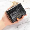folding leather female wallet