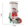 Christmas Decorations Stocking For Tree Large Soft Stockings Preparing Gifts Friends Families TS1