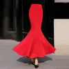 Skirts Female Clothing Korean Fashion Sexy Slim Formal Office Lady OL White Fishtail Ladies Long Maxi For Womens 2023