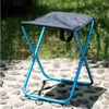 Mobilier de camp 1 pièce, chaise pliante d'extérieur portable, ultralégère, voyage, randonnée, pêche, camping, pique-nique, mini siège pliable avec sac de rangement