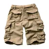 Men's Shorts Summer Fashion Military Cargo Shorts Men High Quality Cotton Casual Mens Shorts Multipocket Free Belt G230131