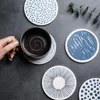 Table Mats 1 PCS Ceramic Tableware Insulation Mat Cup Heat-insulated Bowl Placemat Home Decor Desktop Non Slip Kitchen