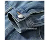 Heren jeans herfst baggy lading lente denim coveralls for heren dames klassieke jumpsuit jas met broek een stuk kattenpakken