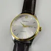 Wristwatches 40mm Golden Case Silver Dial Sapphire Glass MIYOTA 8205 Automatic Movement Men's Watch -CA11