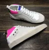 Nouvelle version baskets étoiles dorées Mid Slide star haut haut Sneaker chaussures de sport marque italienne de luxe Baskets Sequin Classic White Do-old Dirty femme chaussures pour hommes