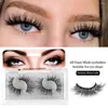 Faux cils 1 paire femmes beauté longs outils d'extension des yeux faits à la main Faxu vison naturel 3D