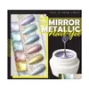 Party Decoration Mirror Metallic Nail Gel Metal Effect D Painting Stam Art Color Polish Drop Delivery Home Garden Festive Supplies Ev Dhvfs