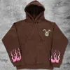 Erkek Hoodies Kafatası Tembel 3D Dijital Baskı Kapşonlu Uzun Kollu Fermuar Sweater Sweatshirt