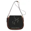 Evening Bags 12 Constellations Fashion Art Print Women Crossbody Bag Luxury Zipper Shoulder