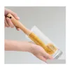 Cleaning Brushes Wooden Cup Brush Coconut Palm Long Handle Bottle Cleaner Pot Glass Washing Tableware Home Kitchen Tool Vt0743 Drop Dhy8H