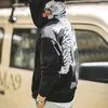 Men's Hoodies Maden Vintage Embroidered For Men Harajuku Tiger Pattern Sweatshirts Cotton Autumn Casual Pullover Streetwear Hip Hop