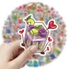 50 PCS Love Stickers I Love You Graffiti Stickers for DIY Luggage Laugh -Skateboard Skateboard Potorcycle Bicycle Stickers YC6063