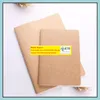 Notepads Office Business Industrialcustom Logo Kraft Paper Notebook A4 A5 B5 Student Exercise Book Diary Notes Pocketbook School Study Sup