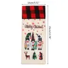 Kerstdecoraties Wijnfles Cover Sheet Tas Leuke kabouterdecor ornament benodigdheden