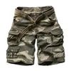 Men's Shorts Summer Fashion Military Cargo Shorts Men High Quality Cotton Casual Mens Shorts Multipocket Free Belt G230131