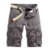 Heren shorts Heren Casual Pure Color Outdoors Pocket Beach Work Trouser Cargo Shorts Pant Loose Work Shorts Baggy Trousber Korte broek G230131