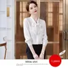 Women's Blouses Long-sleeved Bow Shirt Korean Elegant Temperament Fashion Solid Color Office Basic Work Wear Tops Autumn 2023