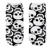 Women Socks Creative Skulls Colorful Pattern Short Harajuku Mexikansk skalle Ankel Funny Lucky Lycklig Sox för gåvor