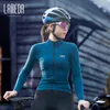 Racing Jackets LAMEDA Women Cycling Clothes Autumn Winter Fleece Warm Long Sleeve Top MTB Road Bike Tight Jacket Bicycle Windproof