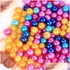 Pearl New Fashion Diy Beads Natural Fresh Water 67mm BK Mticolor Grade Partikel av prydnad Drop Delivery Jewelry DHCWE