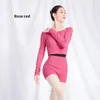 Vêtements de scène femmes hiver automne Ballet danse pull filles chemises à manches longues pour adultes dames robes vêtements de Performance