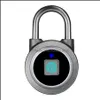 Fechadas de porta Smart Padlock eletr￴nico Smart Padlock ￠ prova d'￡gua Lock Bluetooth Padlocks de Lagem ao ar livre Bluetooth DH11 DHRZV