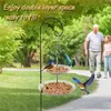 Andere vogelbenodigdheden Outdoor Feed Tool 2-laags lichtgewicht duurzaam hangende luie creatieve tuinvoedering