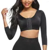 Shapers Femmes Femmes Mode Quotidienne Manches Longues Sous-Vêtements Dames Couleur Unie Entrée Avant Sans Fil Push-Up Sports Soutien-Gorge Plus Taille S-5XL