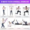 Resistance Bands Fitness Yoga Pilates Bar Stick Crossfit Trainer Pull Rods Rope Portable home Gym Body Workout 230201
