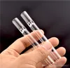 Günstigstes 4,2-Zoll-12-mm-OD-Glaszigarettenschläger One Hitter Pipe Klarglasrohr zum Rauchen von Tabak-Handfilterpfeifen Shisha-Zubehör