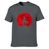 T-shirts pour hommes rouge Eren Yeager chemise Fitness printemps humour Cool col rond t-shirt personnalisé Unique