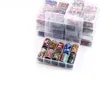 Lagringsflaskor 10/12Slot Tom Clear Nail Art Decoration Box Jewelry Beads Gems