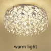 Plafond Loues nordiques Lumières luxe Crystal Lampes en aluminium pour le salon Aménagement de chambre à coucher