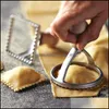 Baking Pastry Tools Pasta Handcutting Hine Embossed Dumpling Embossing With Cuisine Gadget Kitchen Accessories Kitchenware Home Ga Dhaxx