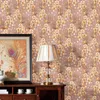 Fonds d'écran autocollants muraux pelés et collés papier peint auto-adhésif papillon floral jaune clair pour les murs de la chambre à coucher décoration de la maison