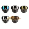 MZZ150 Lunettes d'équitation de moto Masque d'équitation Anti-buée Anti-UV Coupe-vent Masque facial Lunettes de motoneige Ski Accessoires d'équitation