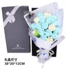 Fleurs décoratives en gros de la Saint-Valentin Small Fresh Rose Korean Soap Bouquet Boîte Creative Flower Art Art Mère de la Mère Décore