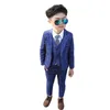 Suits Baby Boys Wedding Party Costumes Blazer Vest Pants Children's Formal Suits Baptism Dress Kids Teenage Ceremony Suit Clothes Set 230131