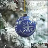 Party Decoration Christmas Tree Ball Pendant Acrylic Festival Decorations Drop Delivery Home Festive Supplies Event DHM23