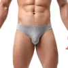 Mutande Slip Intimo uomo Sexy Bulge Pouch Slip maschili Gay Modal Vita bassa Solid Mens Slip Homme Mutandine pene