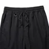 Mäns shorts solida män shorts sommar casual dragstring elastisk midja bandana shorts män kläder plus storlek xl xl strand shorts män fitness g230131