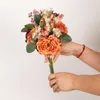 Fiori decorativi Ramo di rosa artificiale per bouquet da sposa fai-da-te Centrotavola Composizioni floreali per feste Decorazioni per la casa di Roma